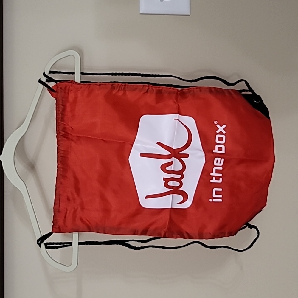 Brand new Jack In The Box drawstring backpack